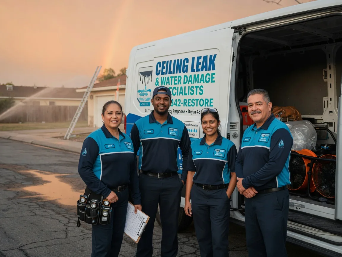 Ceiling Leak Cleanup company in Choudrant, LA