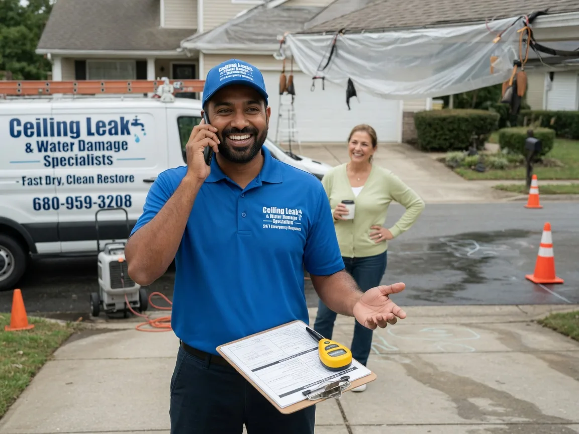 Ceiling Leak Cleanup Choudrant, LA FAQs